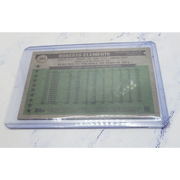 2025 Topps Heritage - All-Time All-Stars Roberto Clemente #345 - Picture 4 of 4